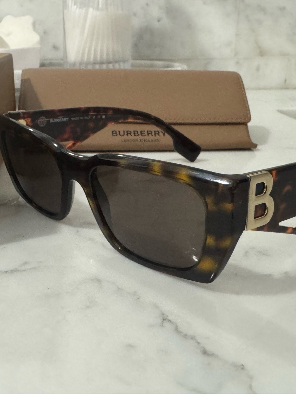 Burberry Poppy Rectangular Sunglasses